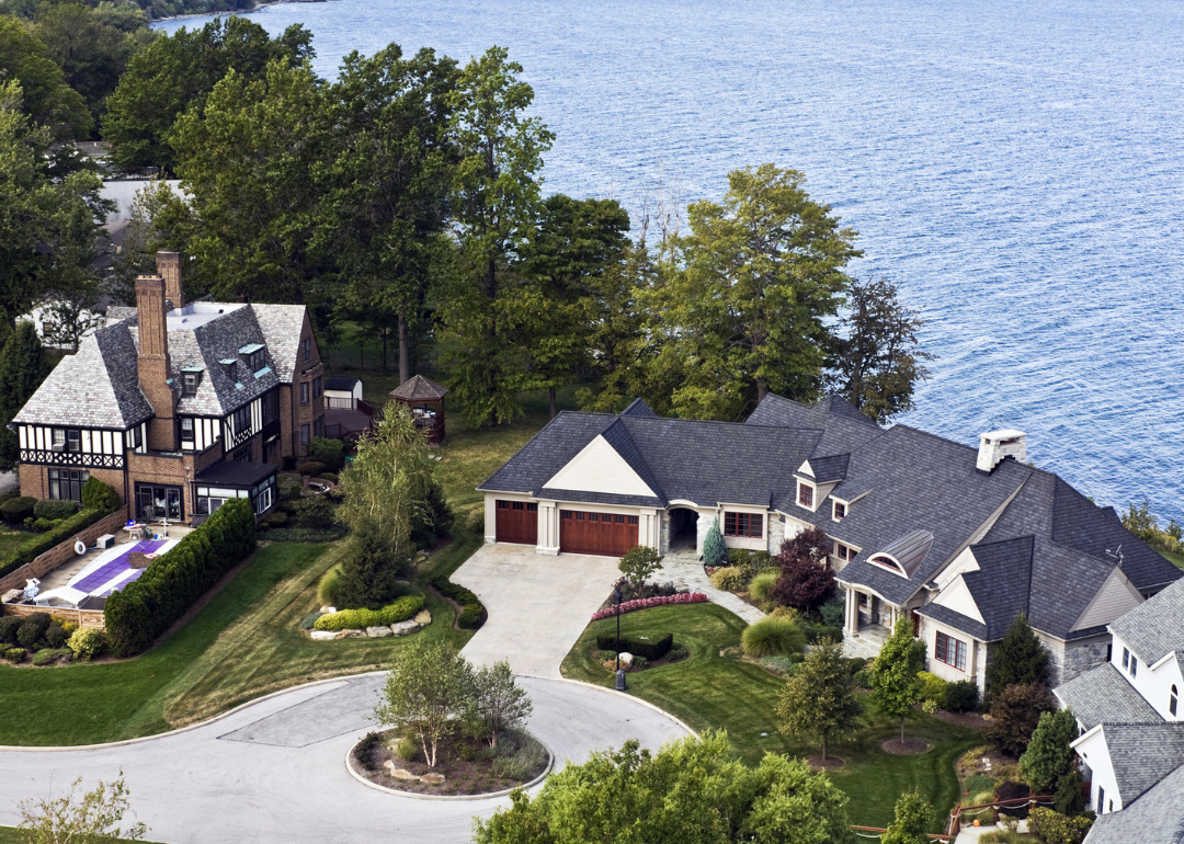 Luxury lakefront residences in Cleveland.