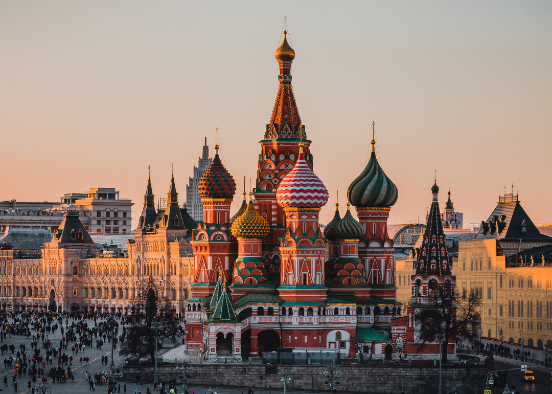 Saint Basil's Cathedral in Russia