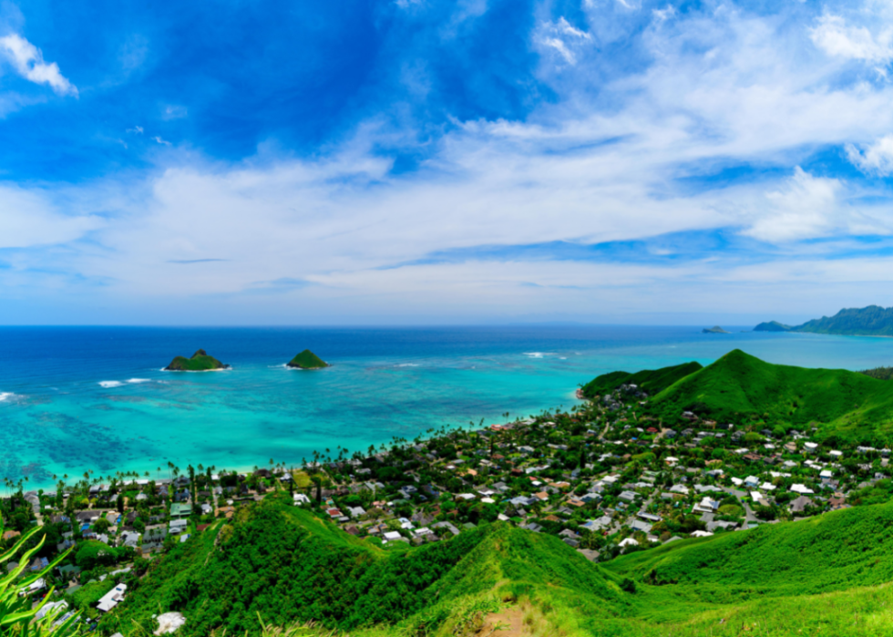 Lanikai Beach in Kailua, Hawaii