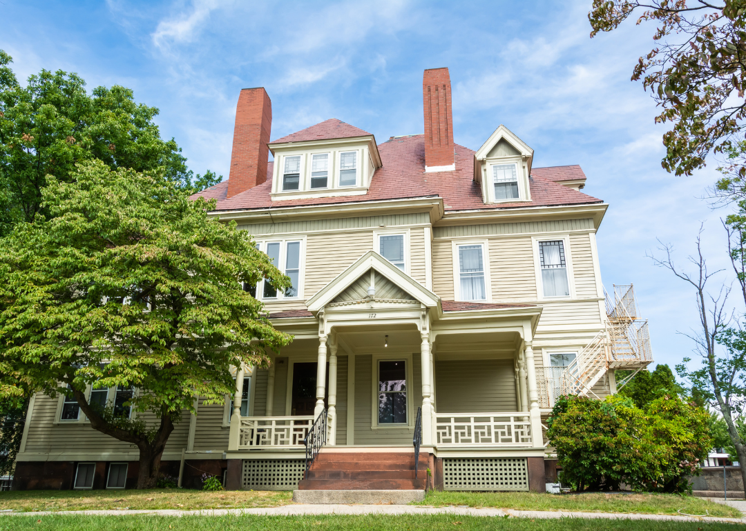 A luxury home in Rhode Island.