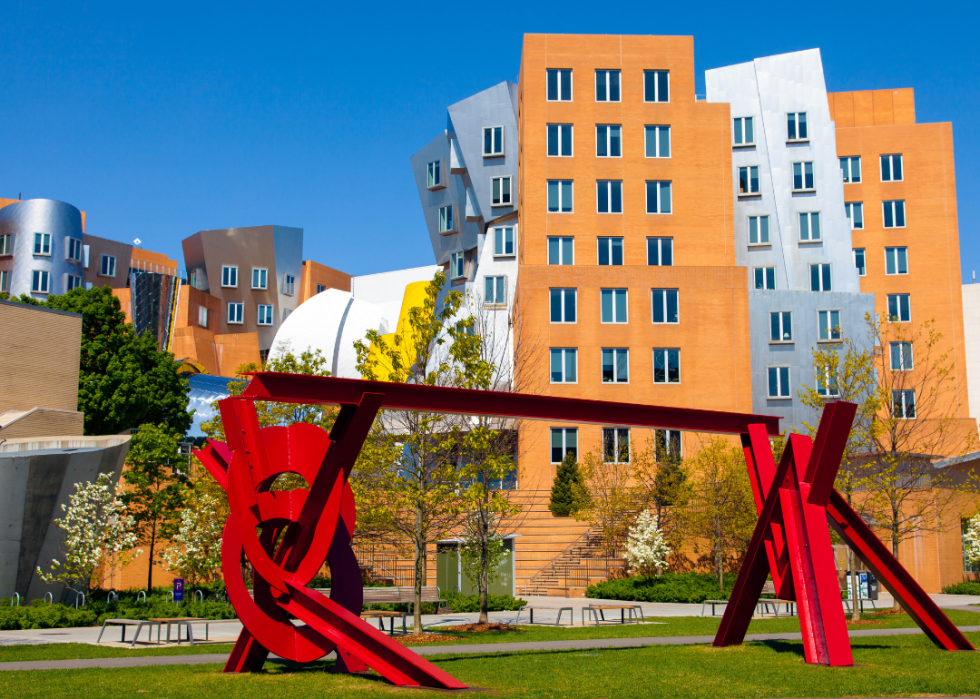 Modern and abstract art and buildings.