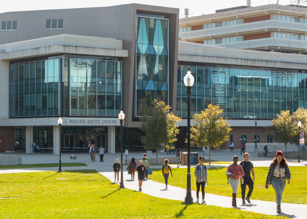 Students at a university in Gainesville.