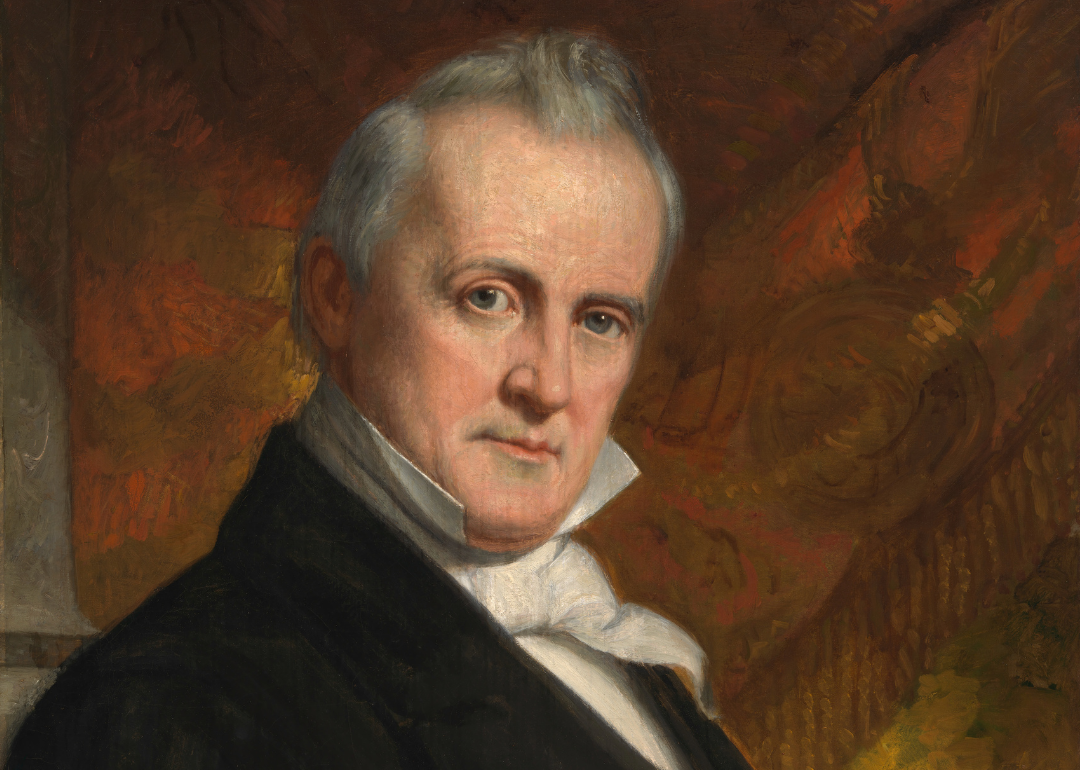 A painting of James Buchanan.