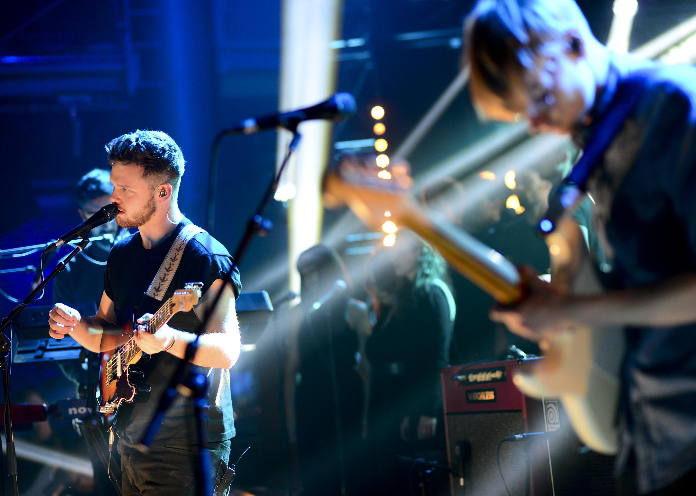 Alt-J performs a song