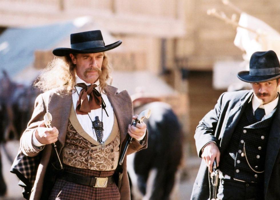 Keith Carradine and Timothy Olyphant.