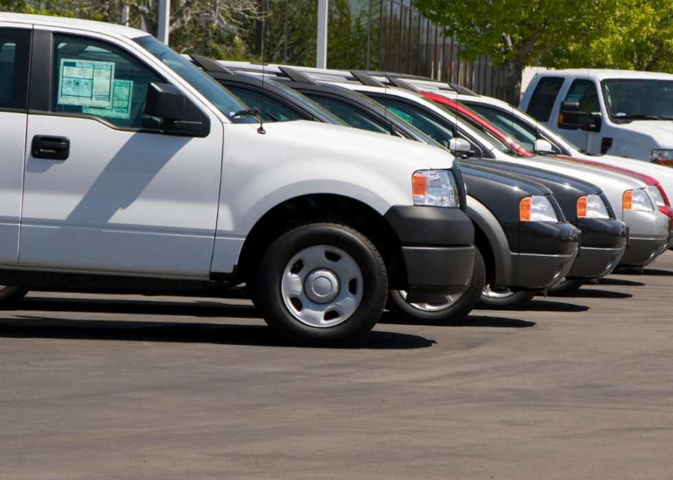 Used car dealership.
