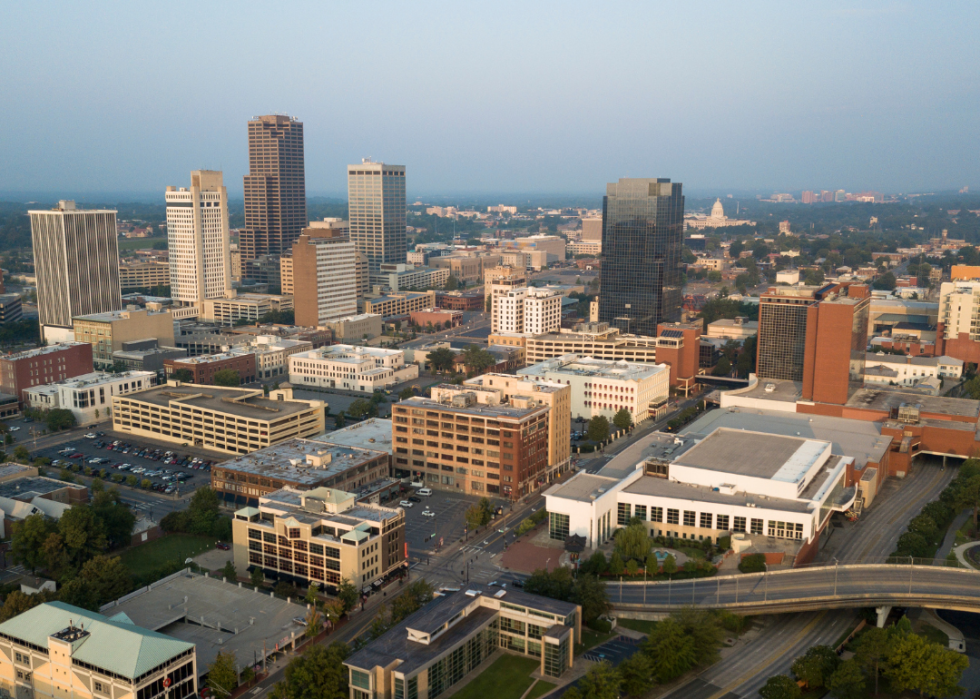 Little Rock, Arkansas skyline.