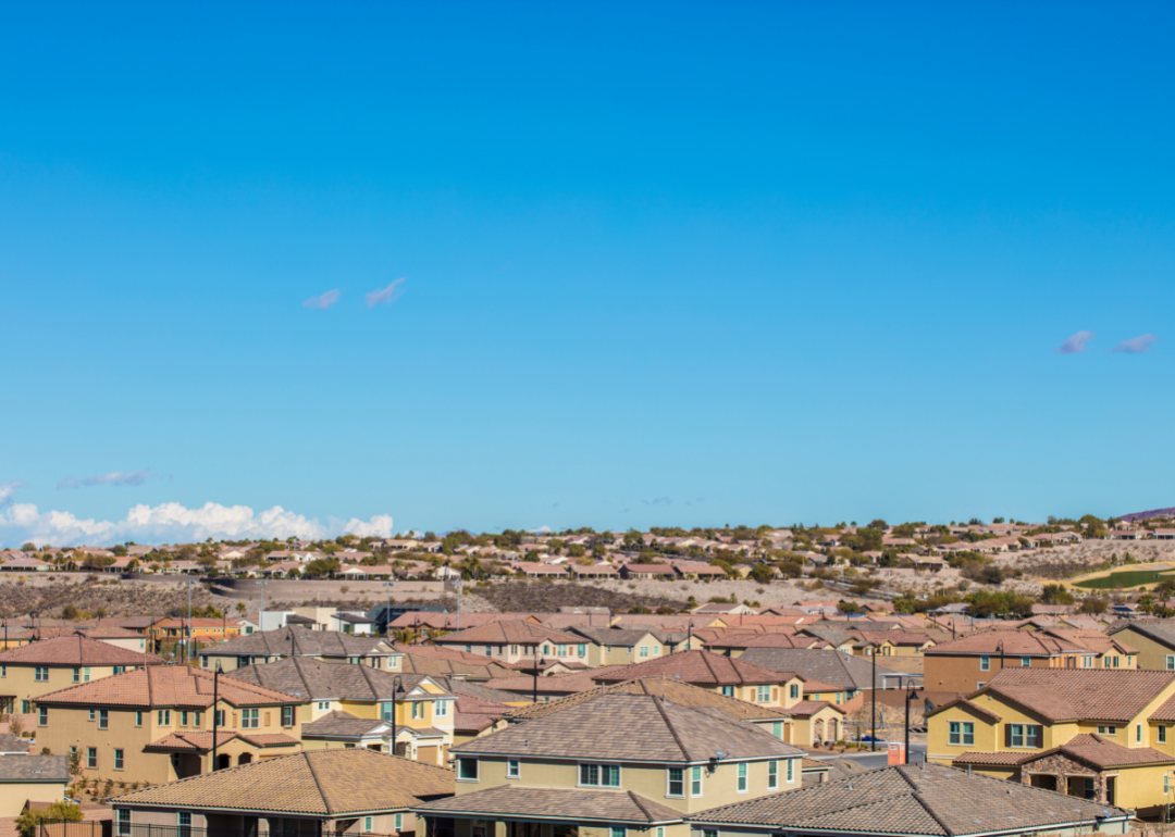 A large neighborhood of homes in Henderson.