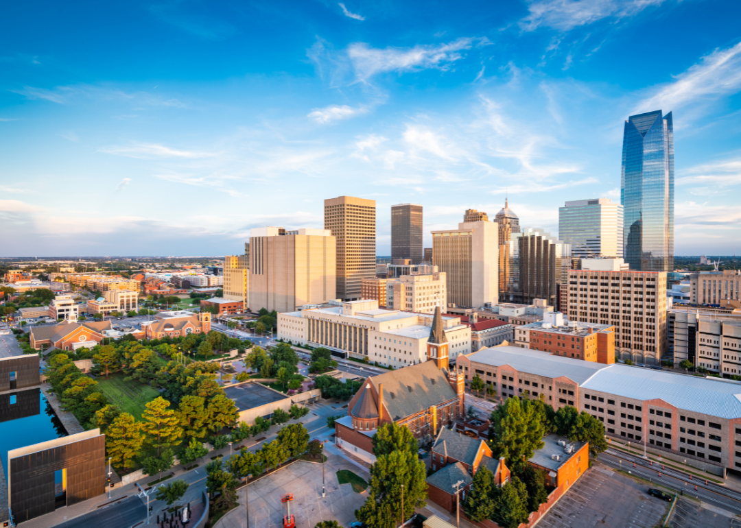 Oklahoma City skyline.