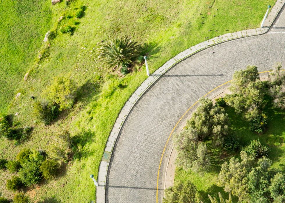 Aerial roundabout.