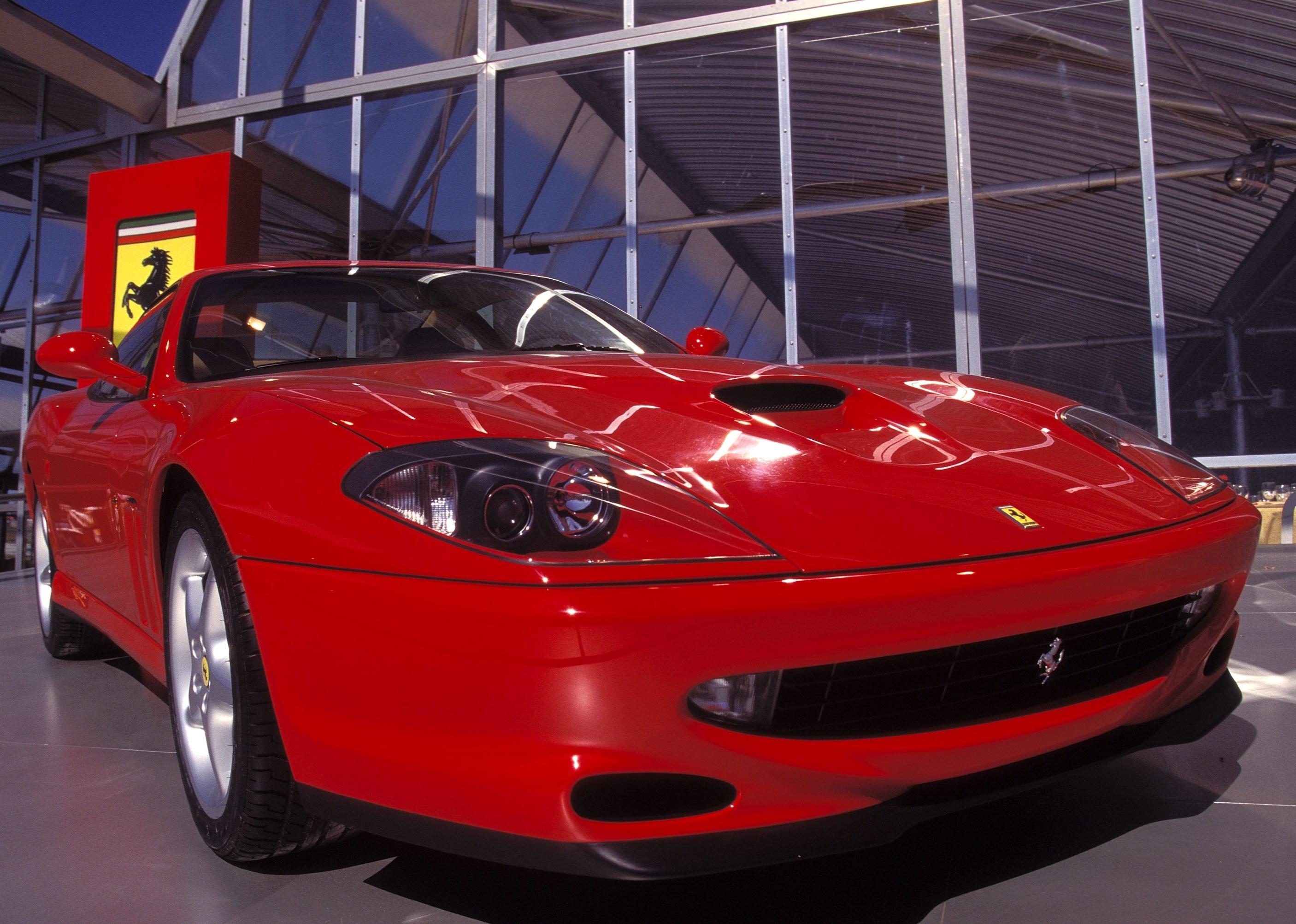 Presentation On New Ferrari 550 Maranello In Nurburgring, Germany.