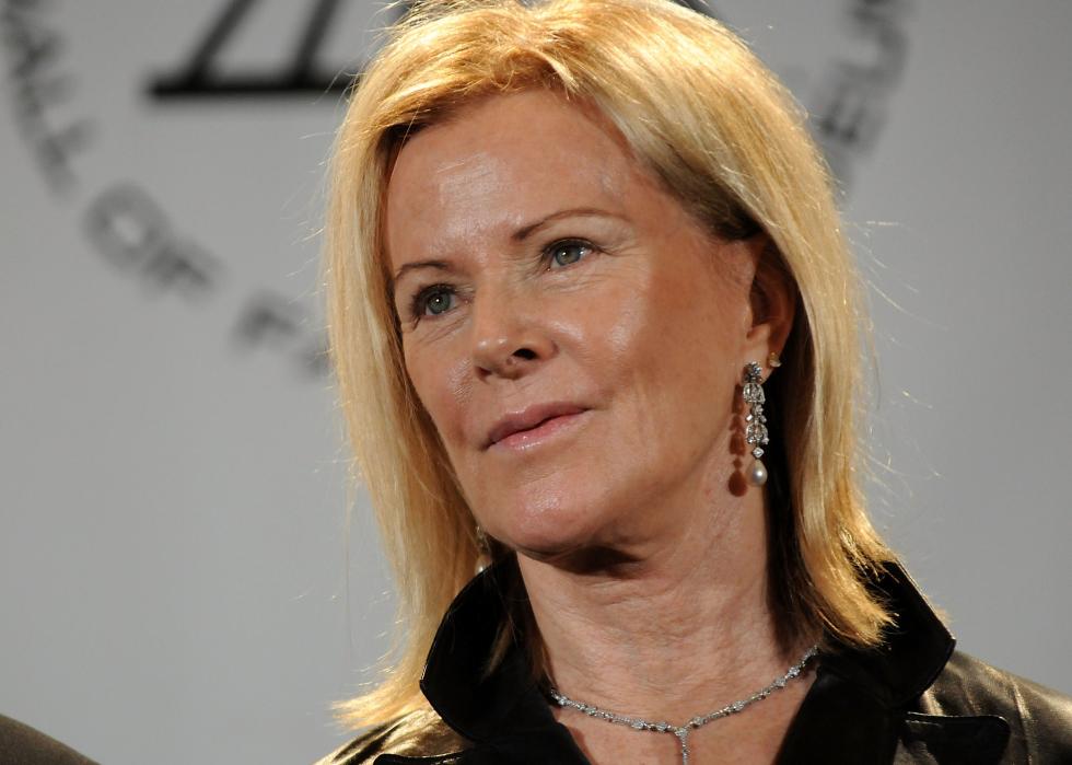 Anni-Frid Lyngstad attends the 25th Annual Rock And Roll Hall Of Fame