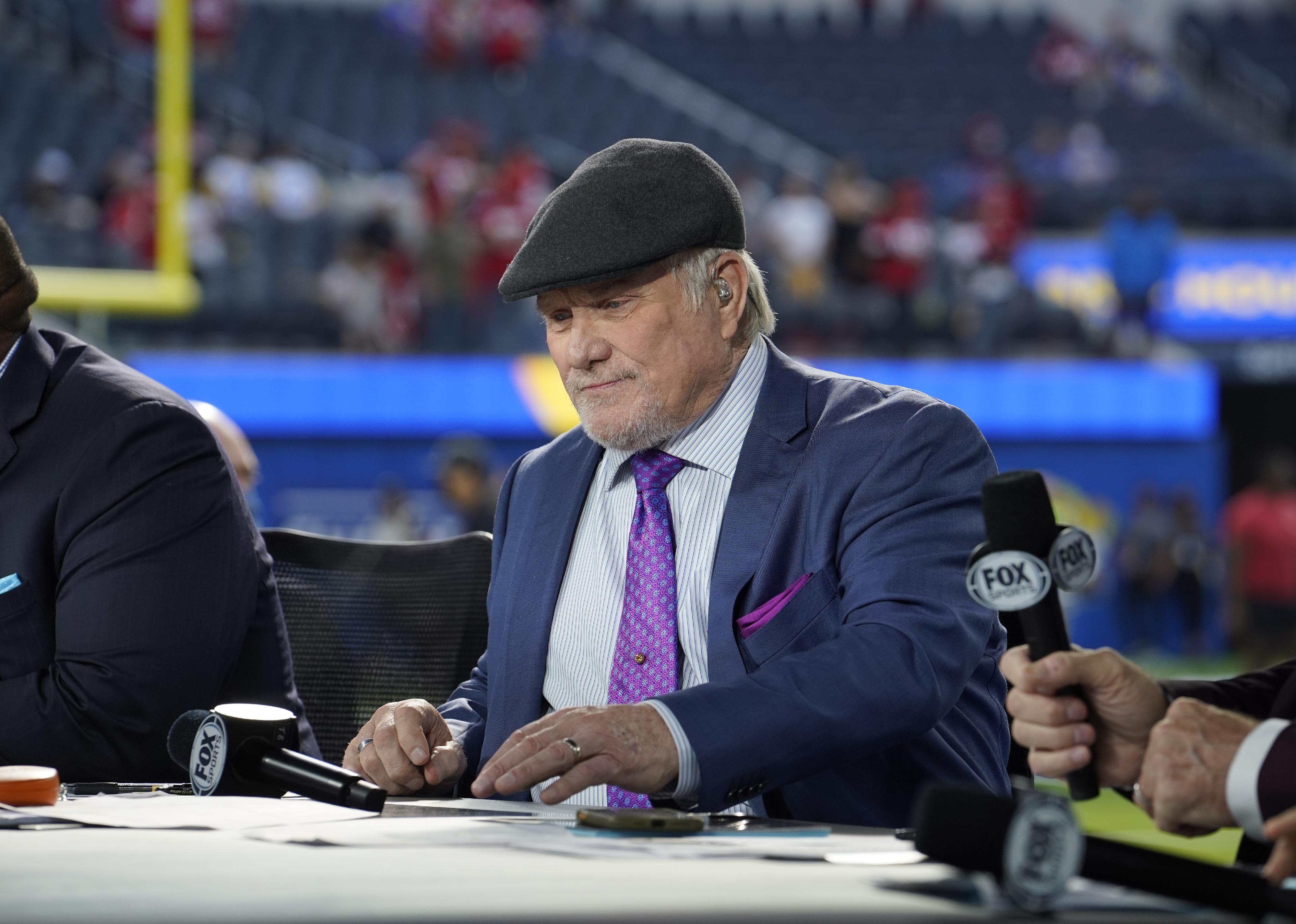 Terry Bradshaw of Fox Sports during the NFC Conference Championship game