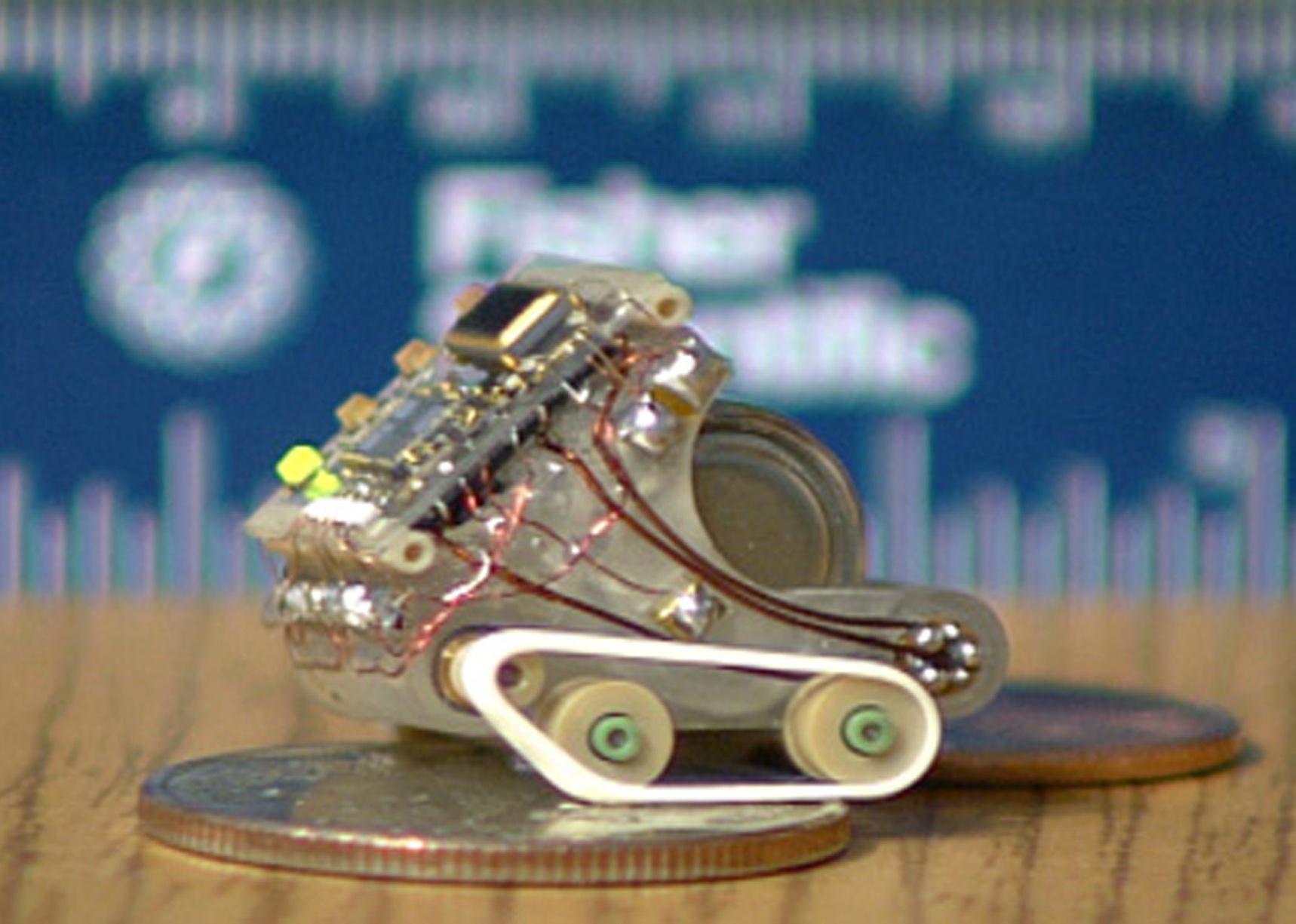 Tiny robot at Department of Energy's Sandia National Laboratories in Albuquerque, NM.