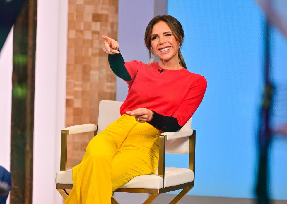 Victoria Beckham visits ABC's "Good Morning America" 