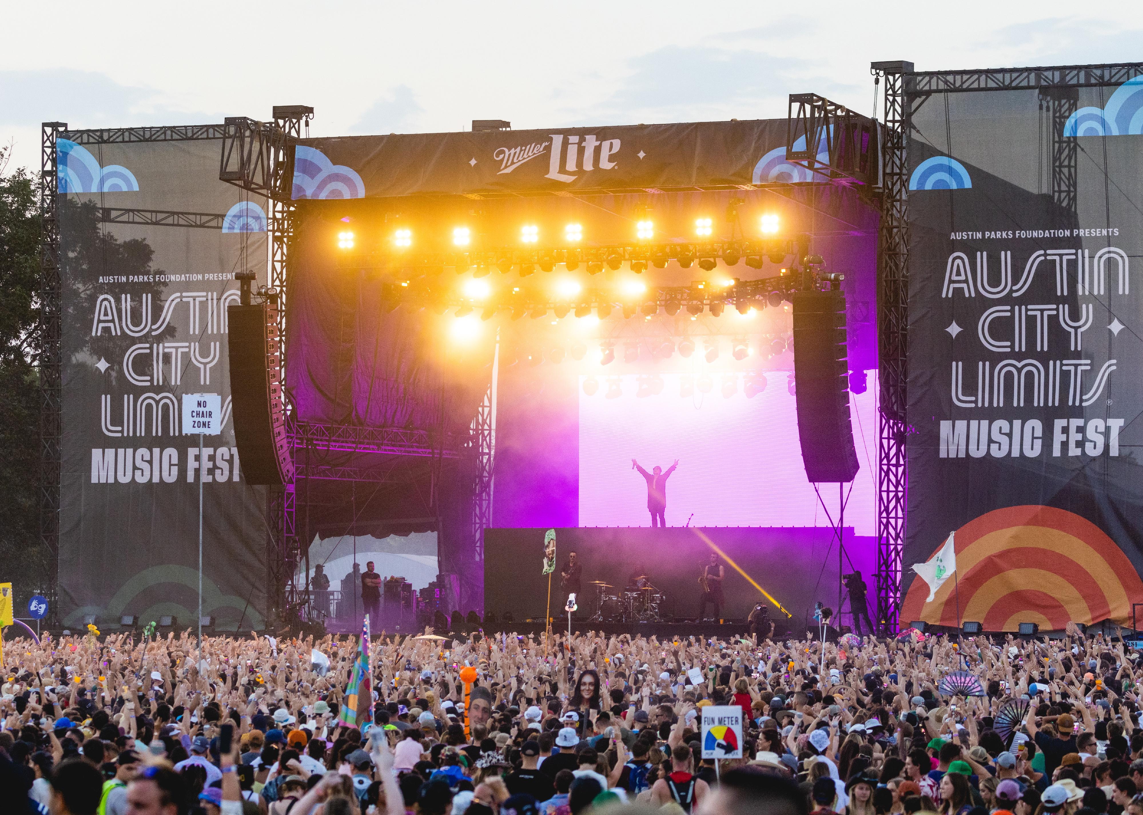 Zhu performs onstage during Austin City Limits Music Festival.