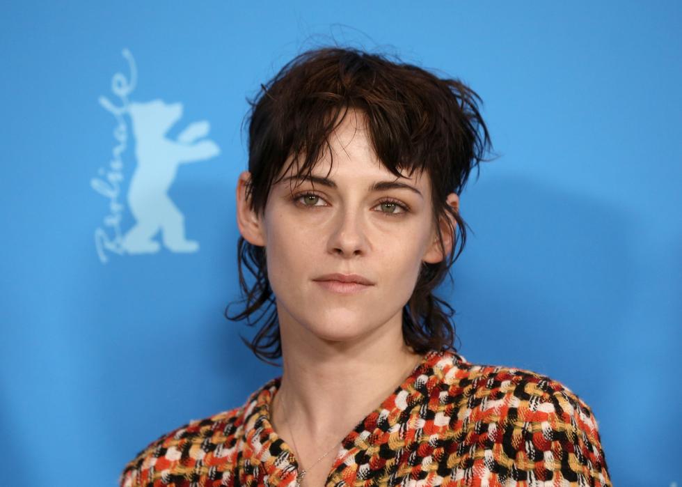 Kristen Stewart poses at the International Jury photocall .