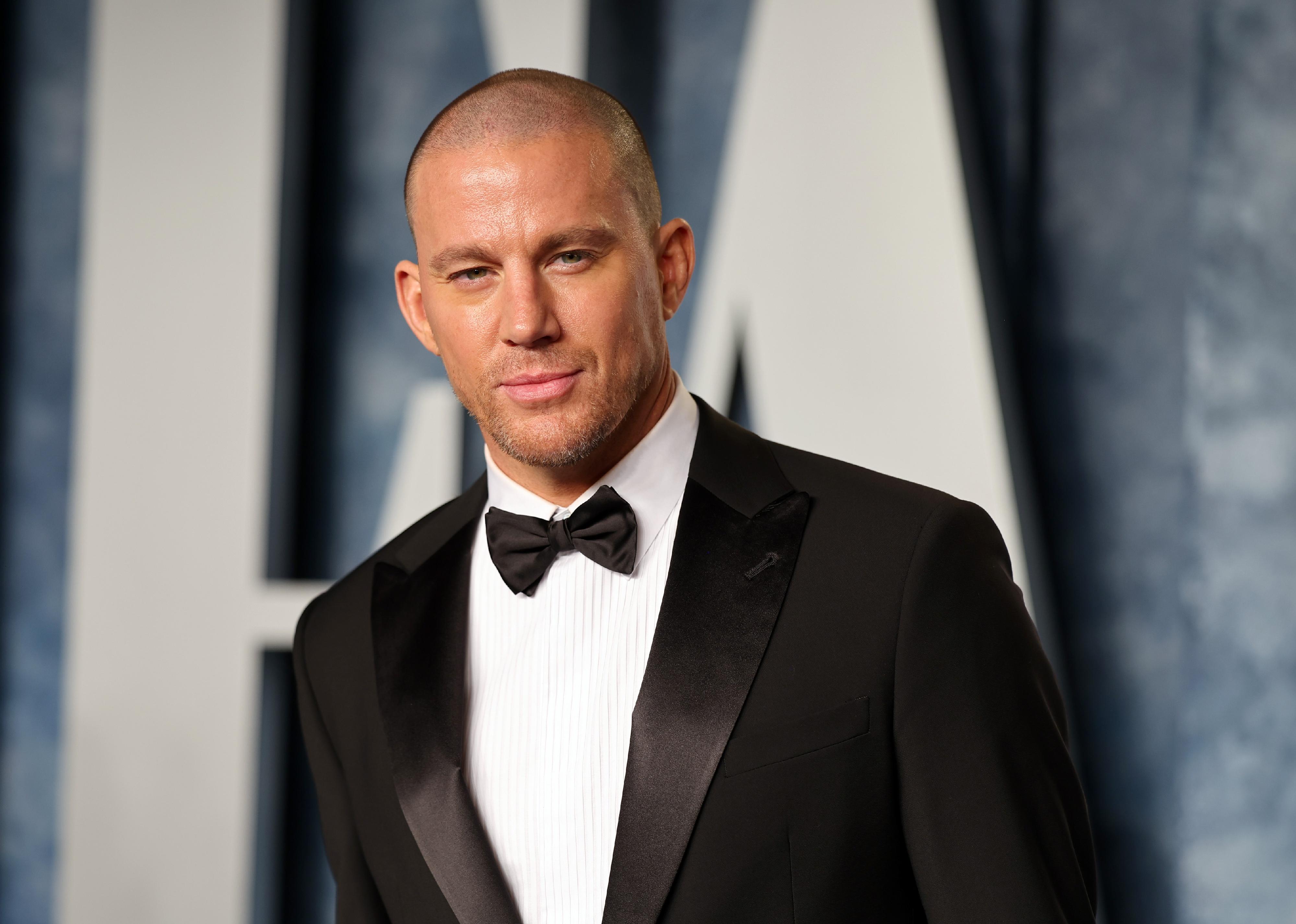 Channing Tatum attends the 2023 Vanity Fair Oscar Party.