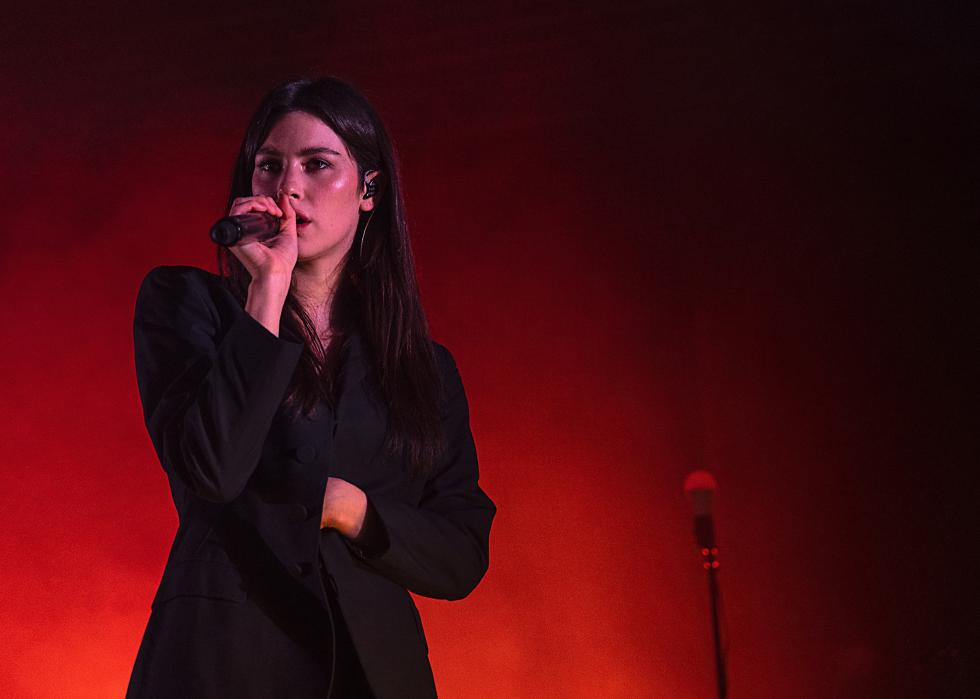 Gracie Abrams performs at The Fillmore Charlotte.