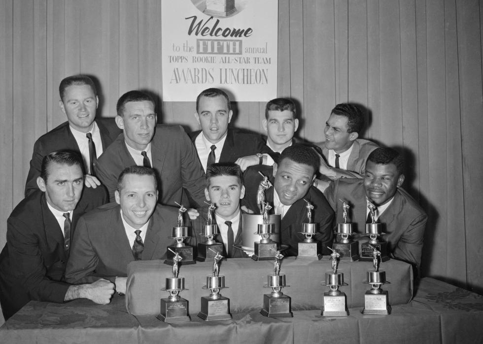 Members of the Topps 1963 Rookie All-Star Team 