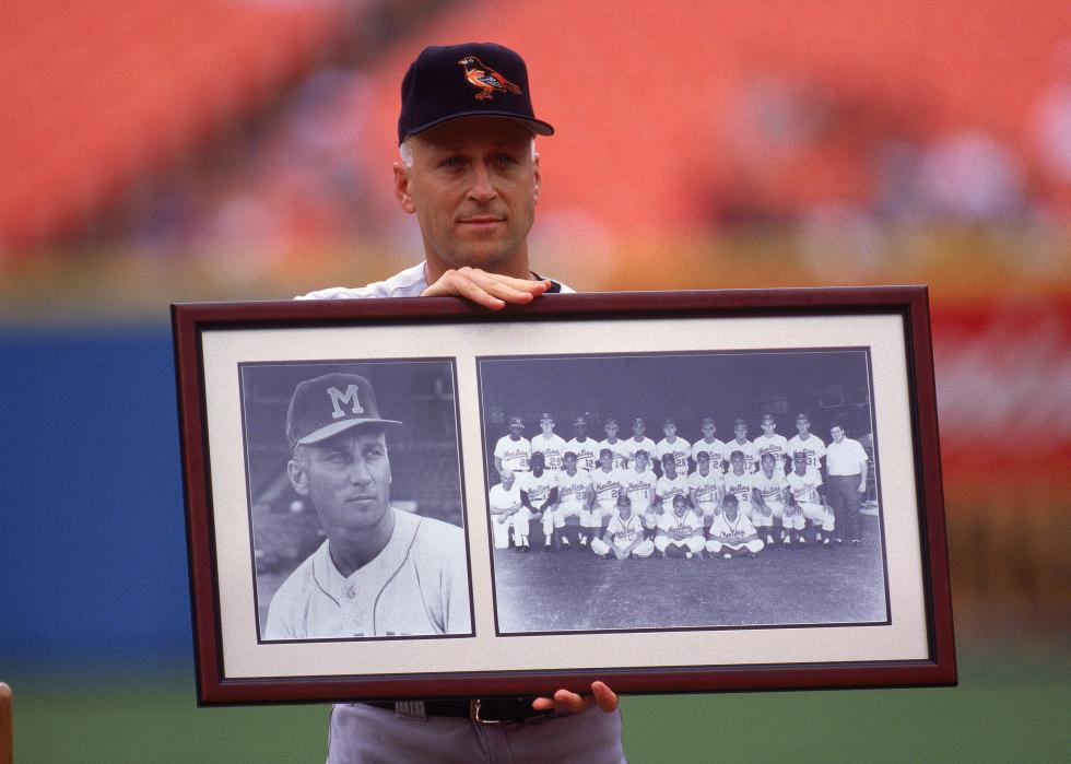 Cal Ripken Jr. during his retirement ceremony