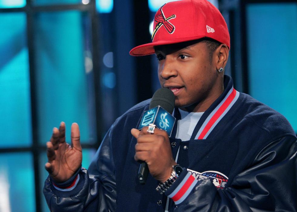 Jibbs appears on stage during a taping of MTV's Sucker Free.