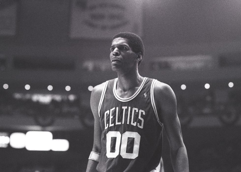 Robert Parish during a Knicks vs. Boston game