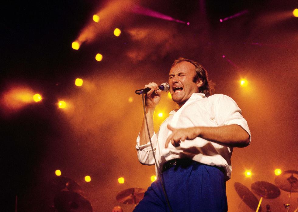 Phil Collins singing.