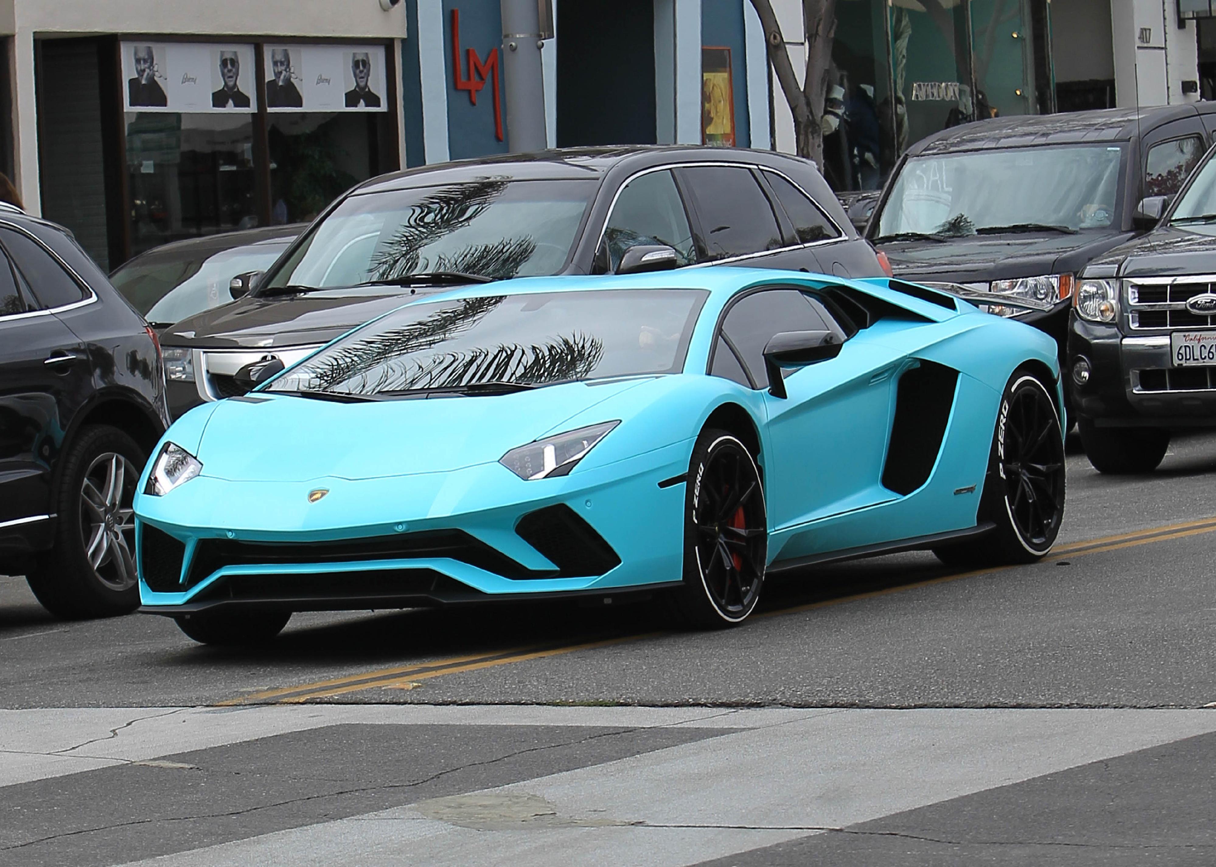 Justin Bieber's car in New York City. 