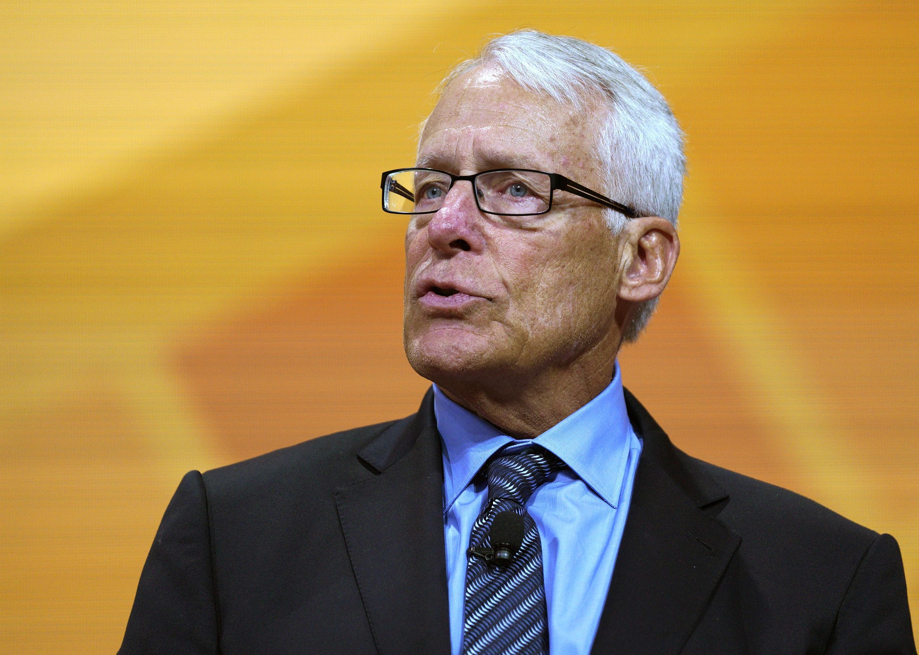 Rob Walton speaks at event.