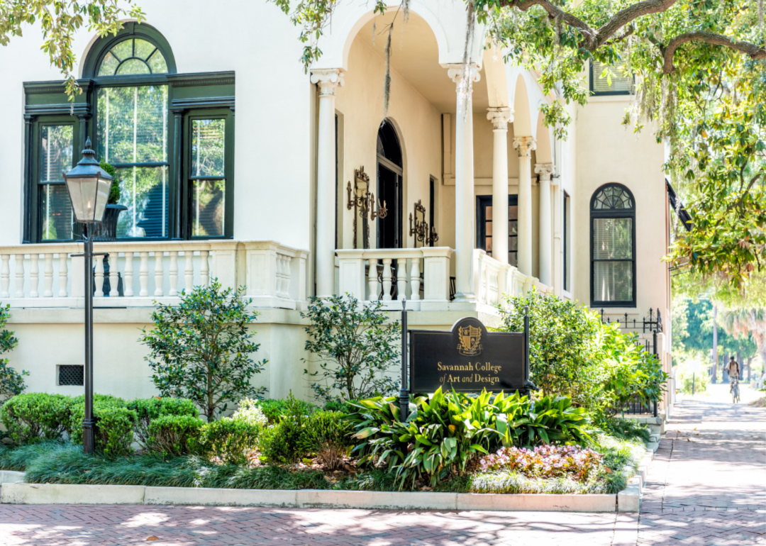 A historic ornate building at Savannah College of Art and Design.