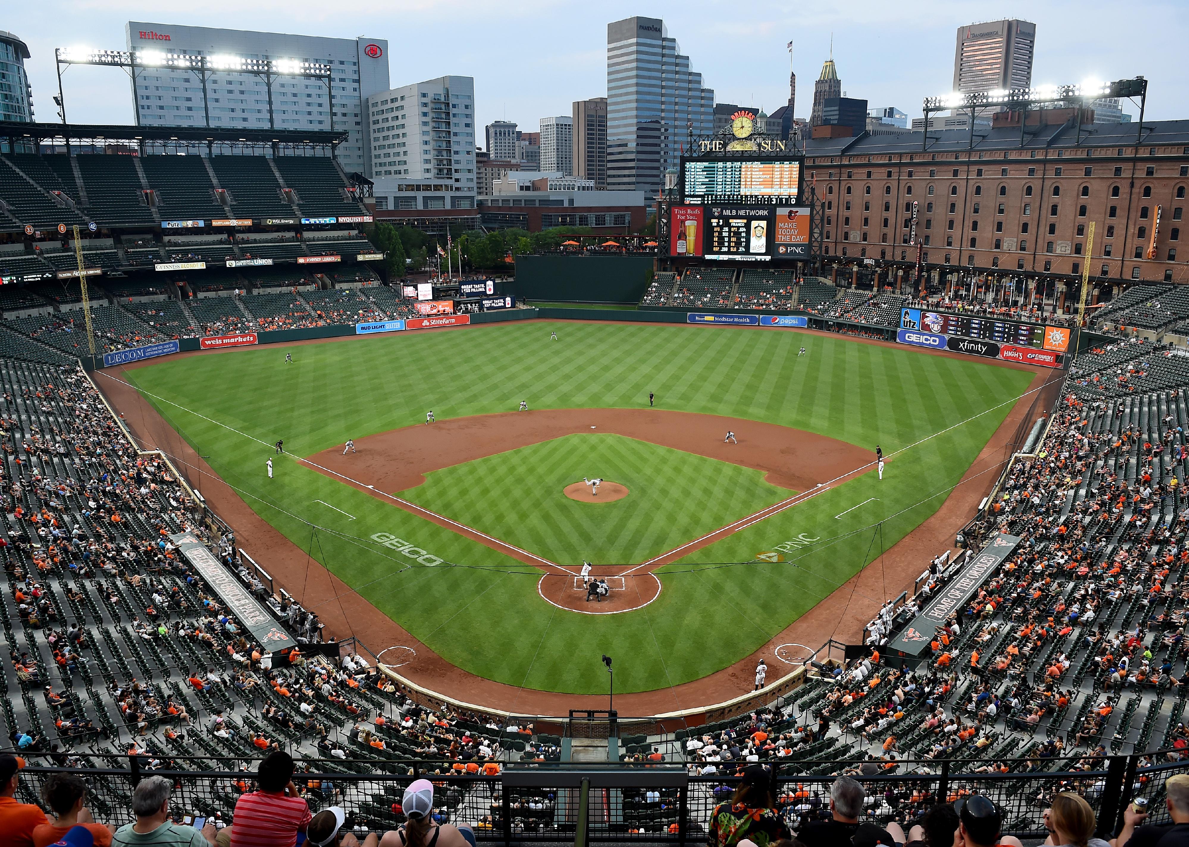 Oriole Park at Camden Yards in Baltimore, Maryland