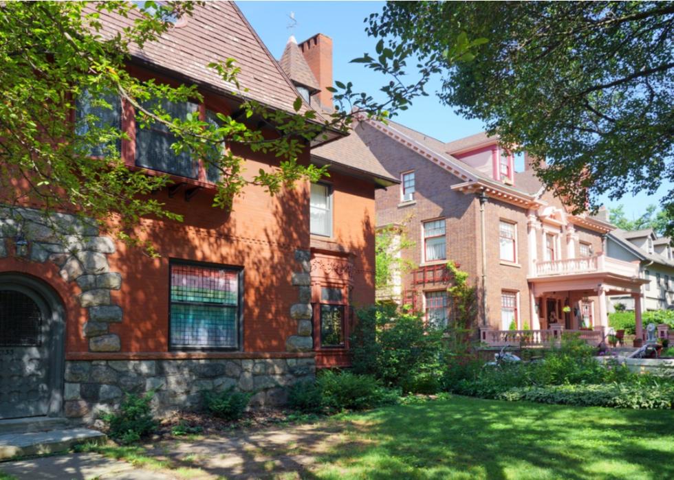Homes in Grand Rapids, Michigan.