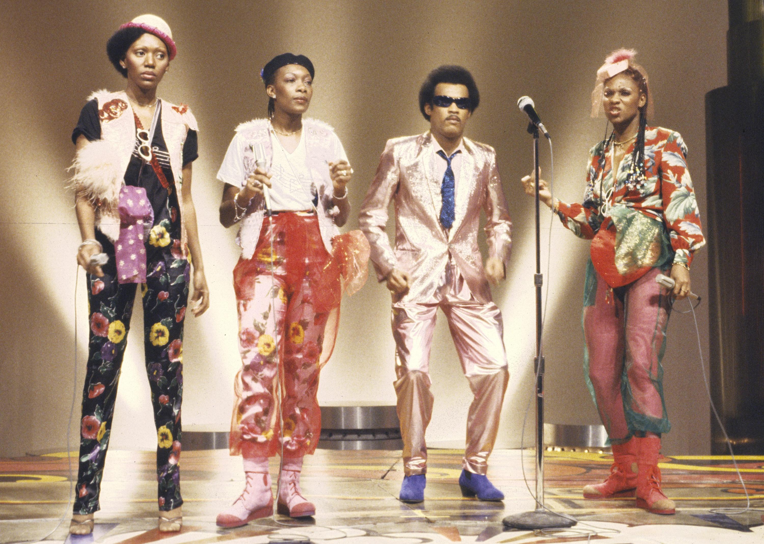 Boney M. onstage.