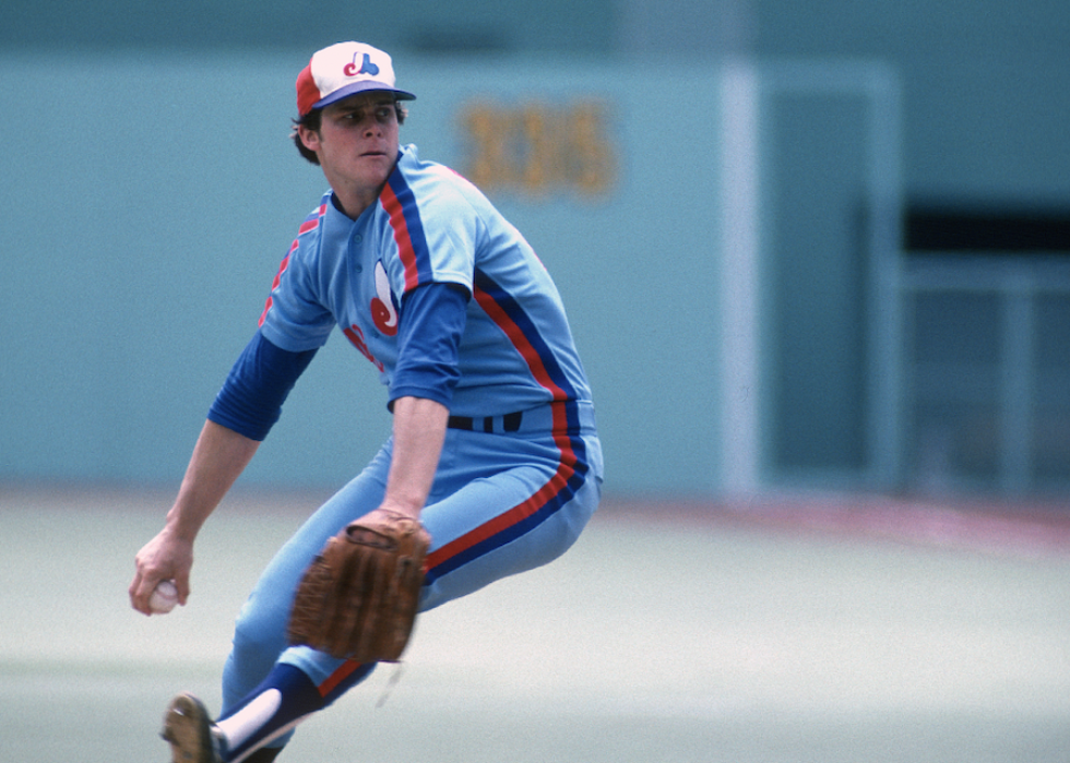 David Palmer of the Montreal Expos pitching