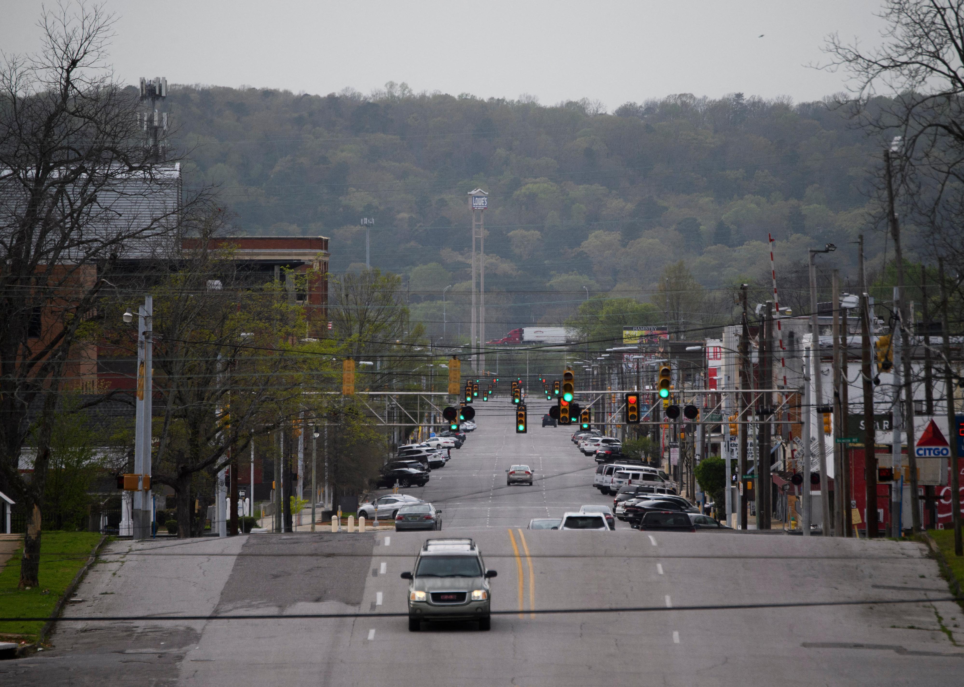 A small main street in Bessemer.