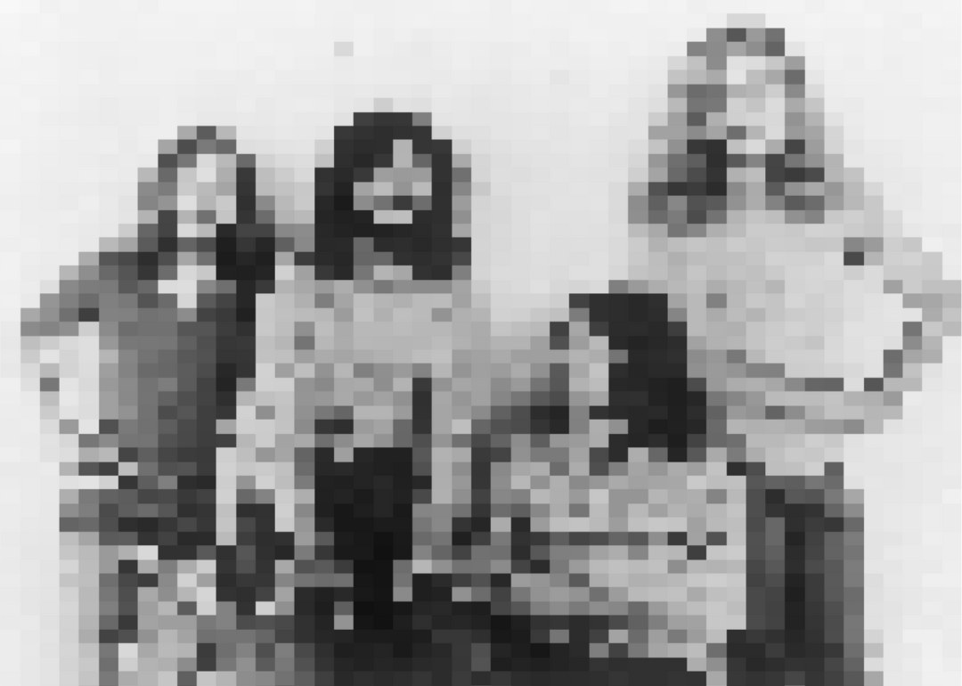 Portrait of Led Zeppelin.