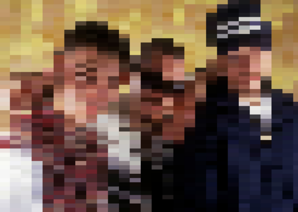 Hip-Hop group House of Pain in a portrait session.