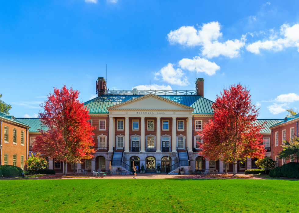 Reynolds Hall at Wake Forest University.