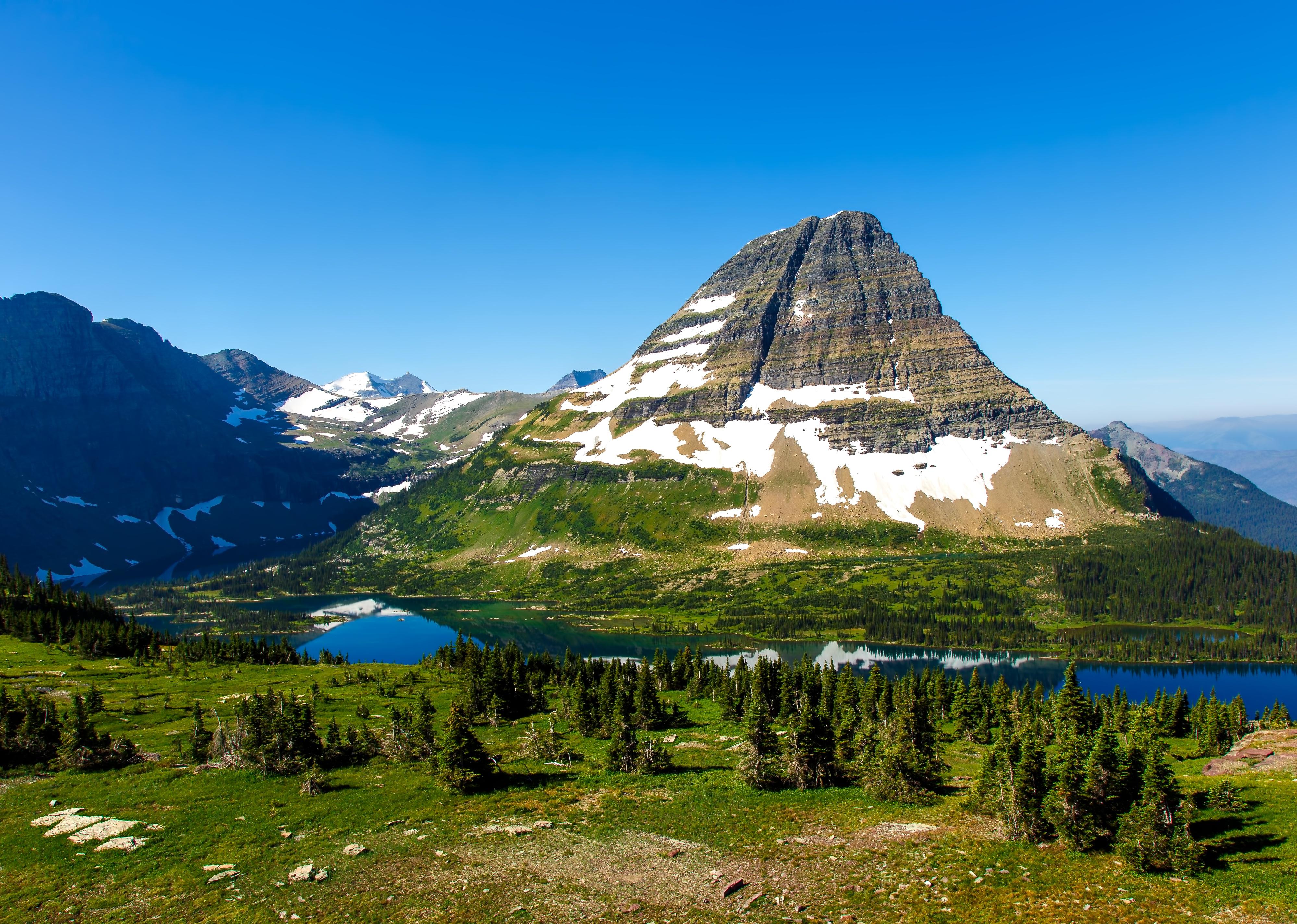 Glacier National Park's Bear Hat Mountain.