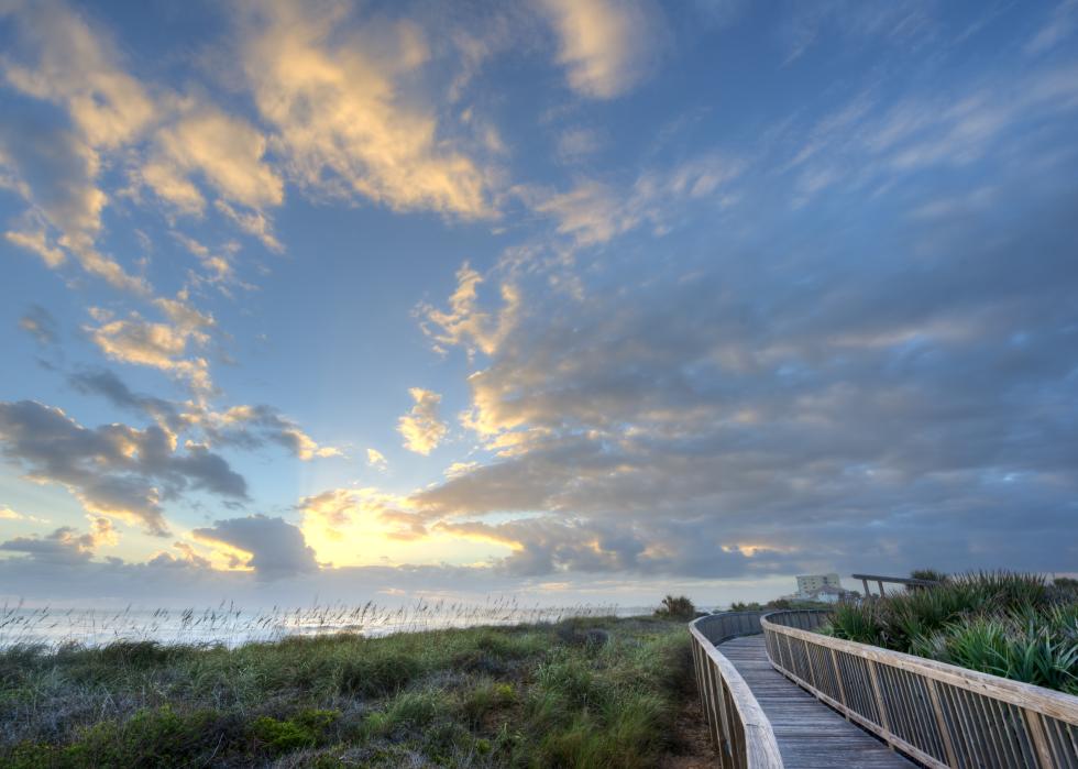 Satellite Beach at sunrise