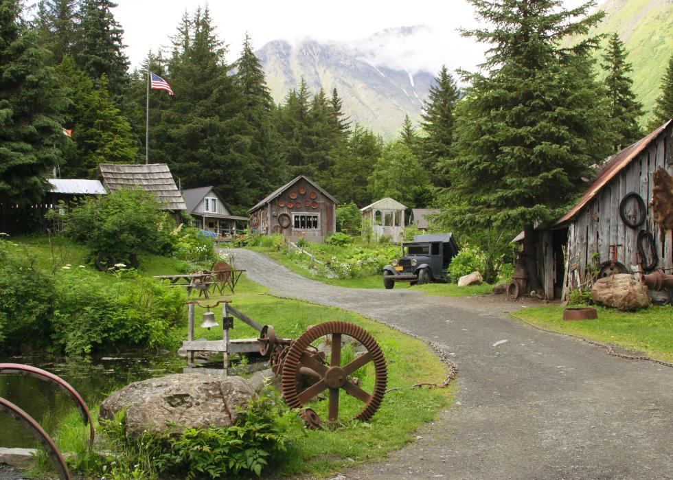 Crow Creek mining camp. 