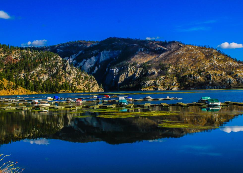 The marina at Gate of the Mountains.