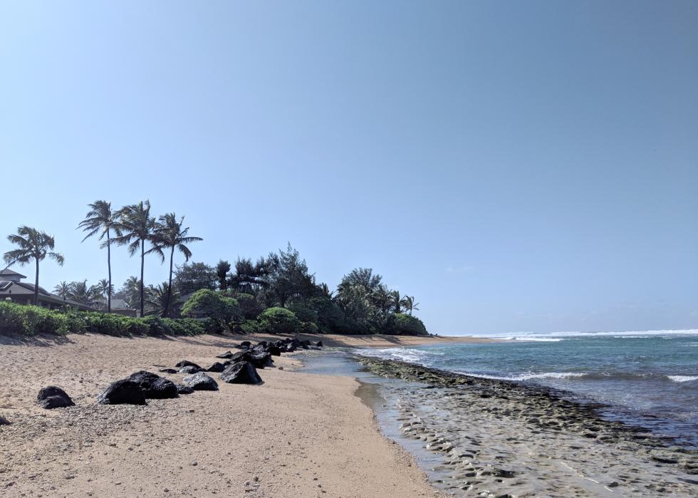Wainiha Bay Park on Kauai, Hawaii.