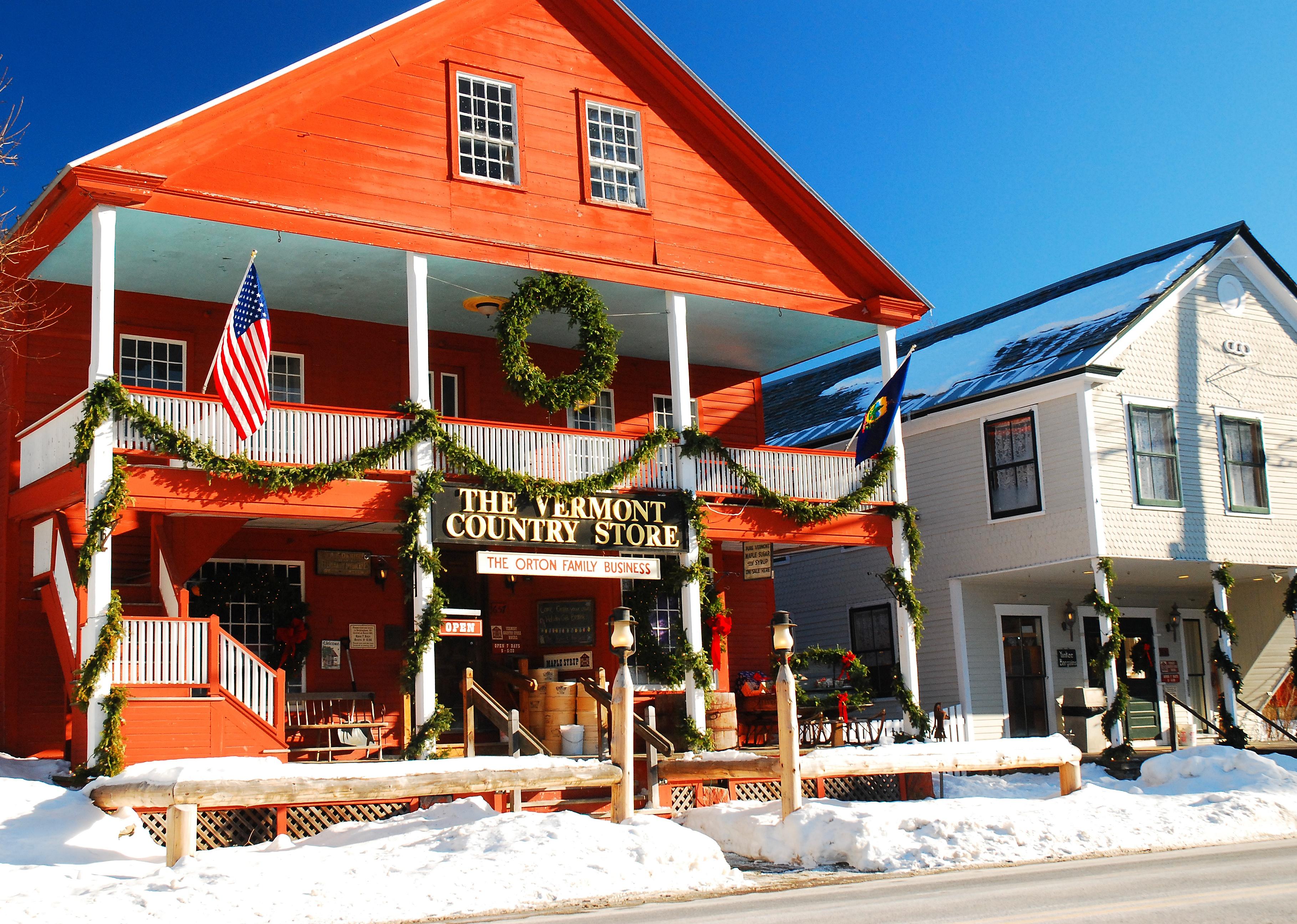 Exterior of The Vermont Country Store.