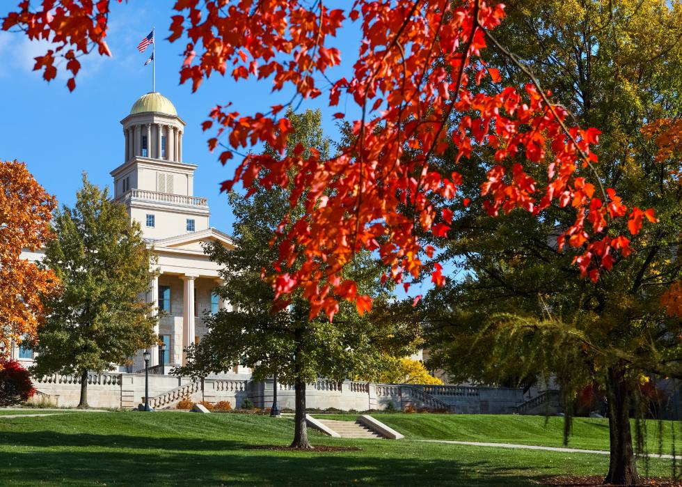 Old Capitol building downtown Iowa City