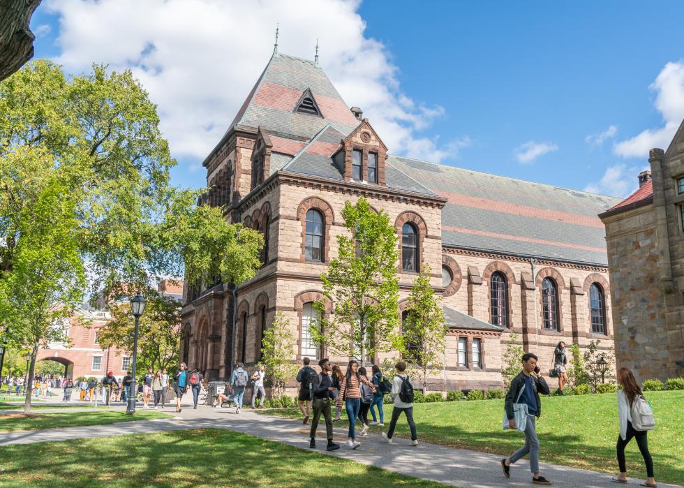Sayles Hall on the campus of Brown University