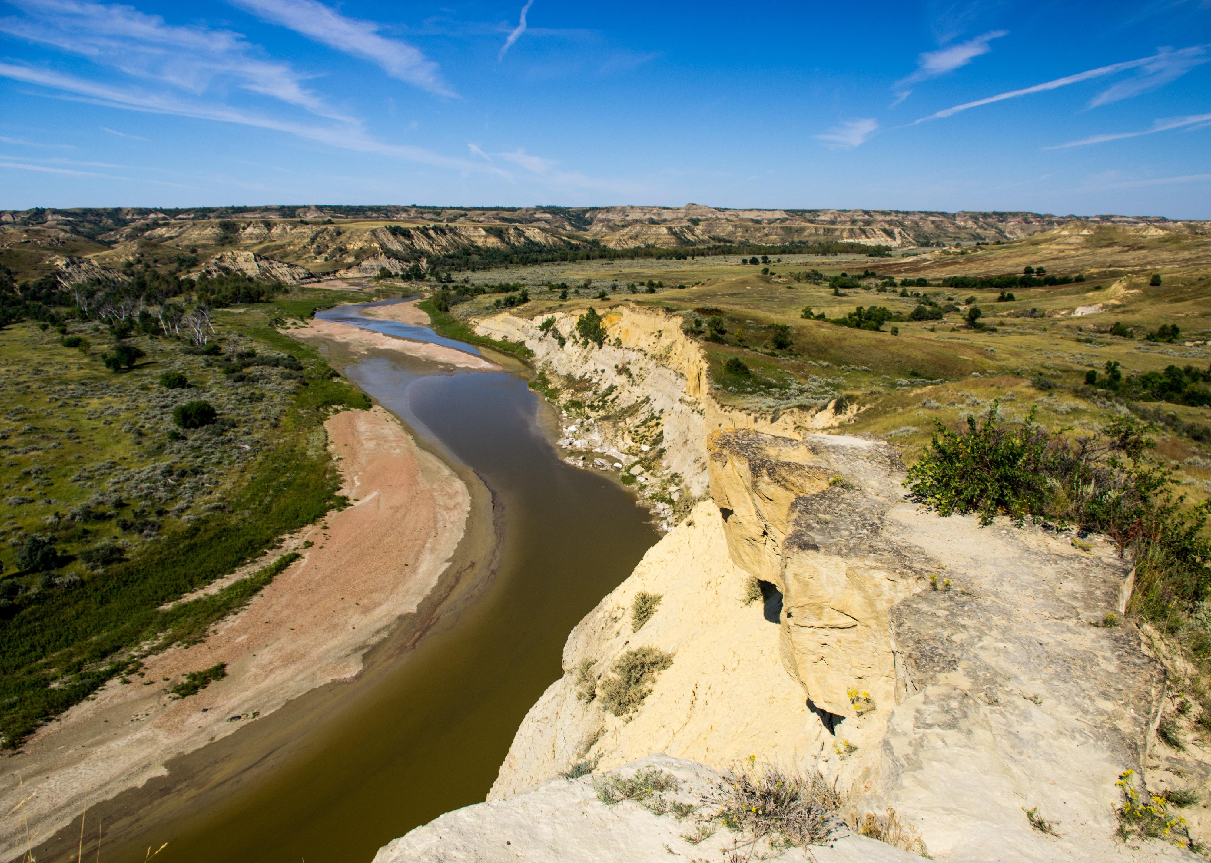 Little Missouri River in Theodore Roosevelt National Park.