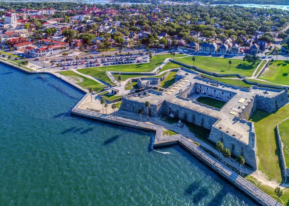 Castillo de San Marcos in St Augustine, Florida.