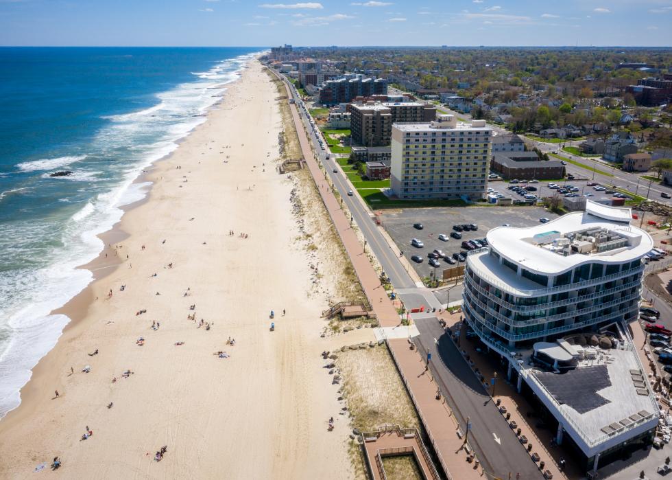 Pier Village along Long Branch Beach.